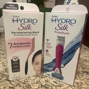 Schick Hydro Silk Trimstyle and Dermaplaning Wand Bundle